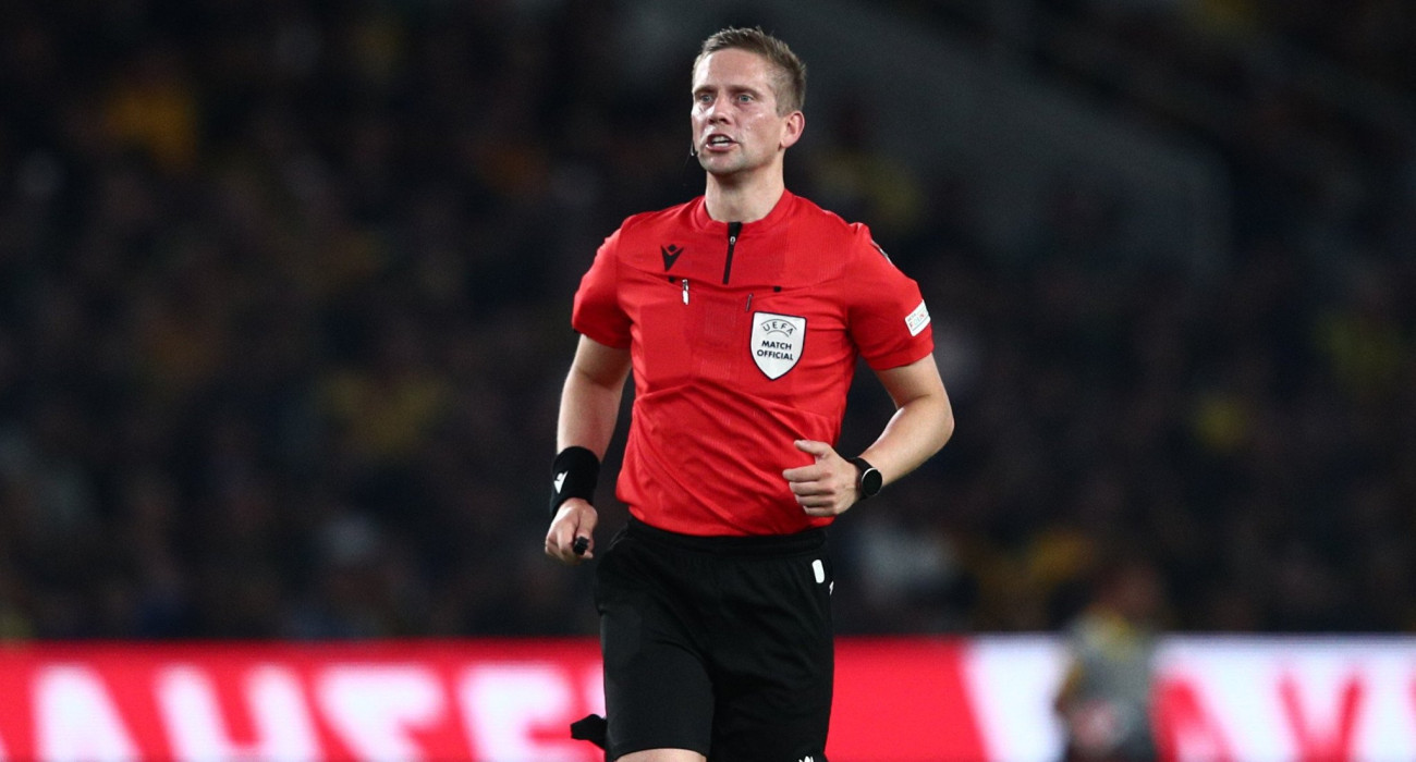 Ο Νορβηγός διαιτητής Έσπεν Έσκας / Πηγή: Eurokinissi