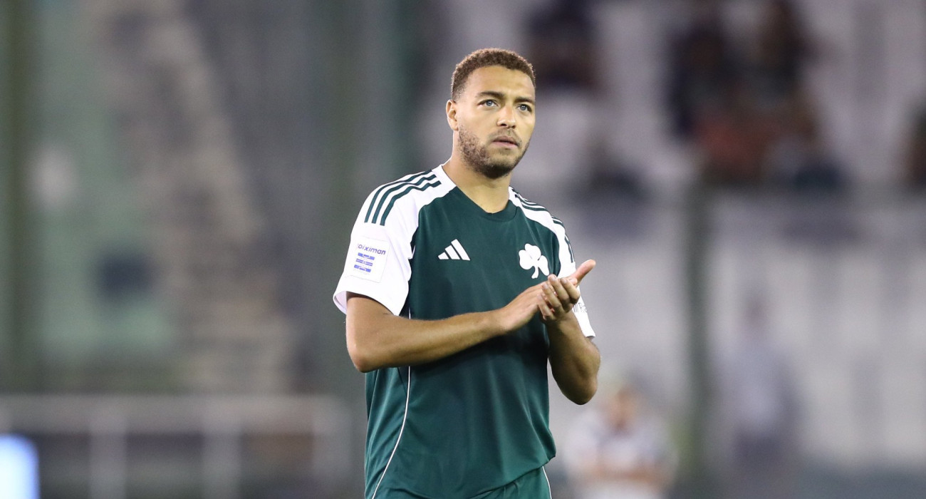 O Σίριλ Ντέσερς με τον Παναθηναϊκό / Πηγή: Eurokinissi