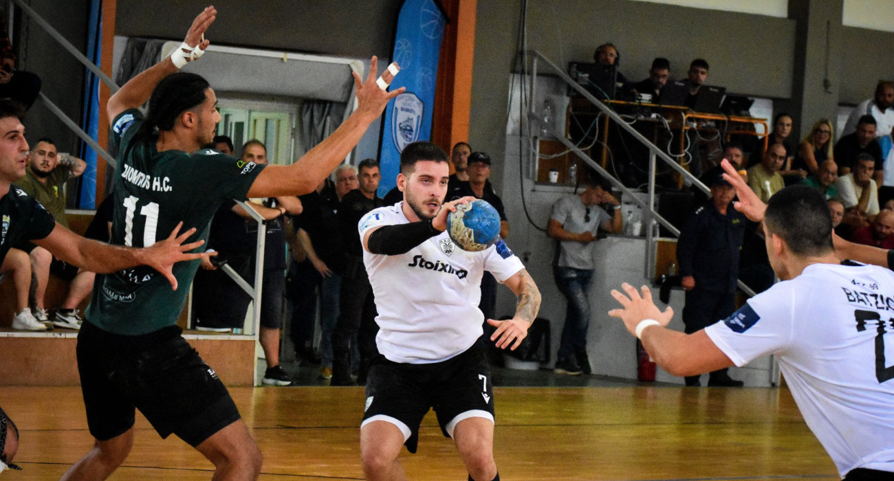 Ο Γιώργος Ελευθεριάδης με την φανέλα του ΠΑΟΚ κόντρα στον Διομήδη Άργους / Πηγή: Eurokinissi