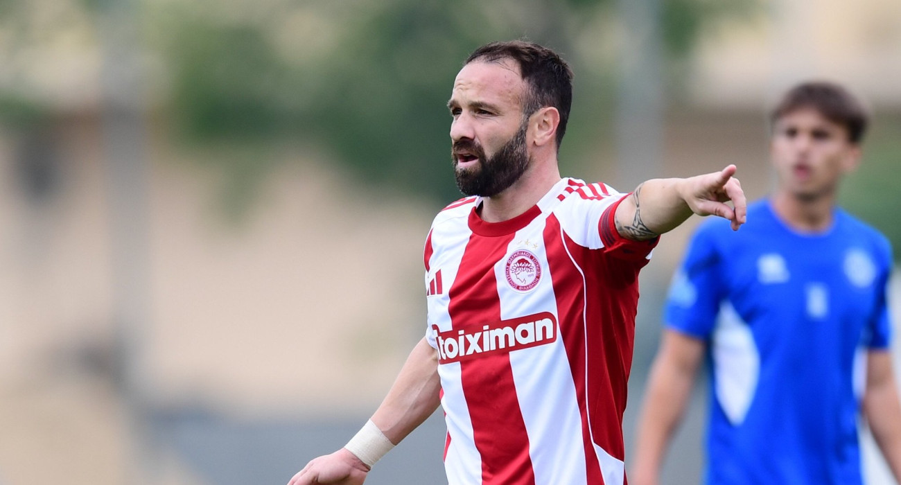 Ο Ματιέ Βαλμπουενά με τον Ολυμπιακό Β' / Πηγή: Eurokinissi