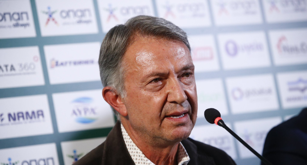 Ο Δημήτρης Βρανόπουλος στην Media Day του Παναθηναϊκού /  Πηγή: Eurokinissi