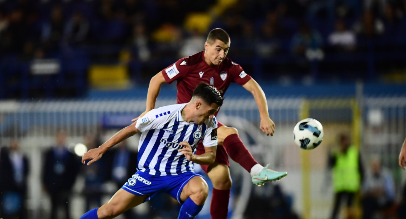 «Μονομαχία» από την αναμέτρηση του Ατρομήτου με την ΑΕΛ Novibet / Πηγή: Eurokinissi