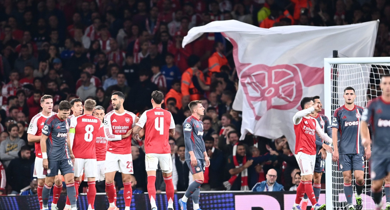 Οι παίκτες της Άρσεναλ πανηγυρίζουν / Πηγή: Eurokinissi