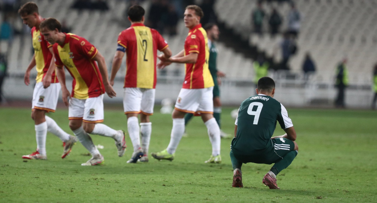 Περίλυπος ο Ζαρουρί μετά την ήττα του Παναθηναϊκού / Πηγή: Eurokinissi