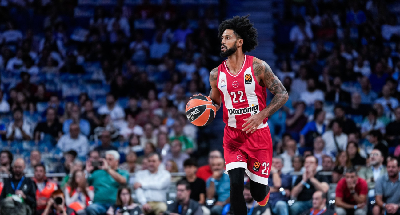 Ο Τάιλερ Ντόρσεϊ στο ματς με αντίπαλο τη Ρεάλ/Πηγή: Eurokinissi