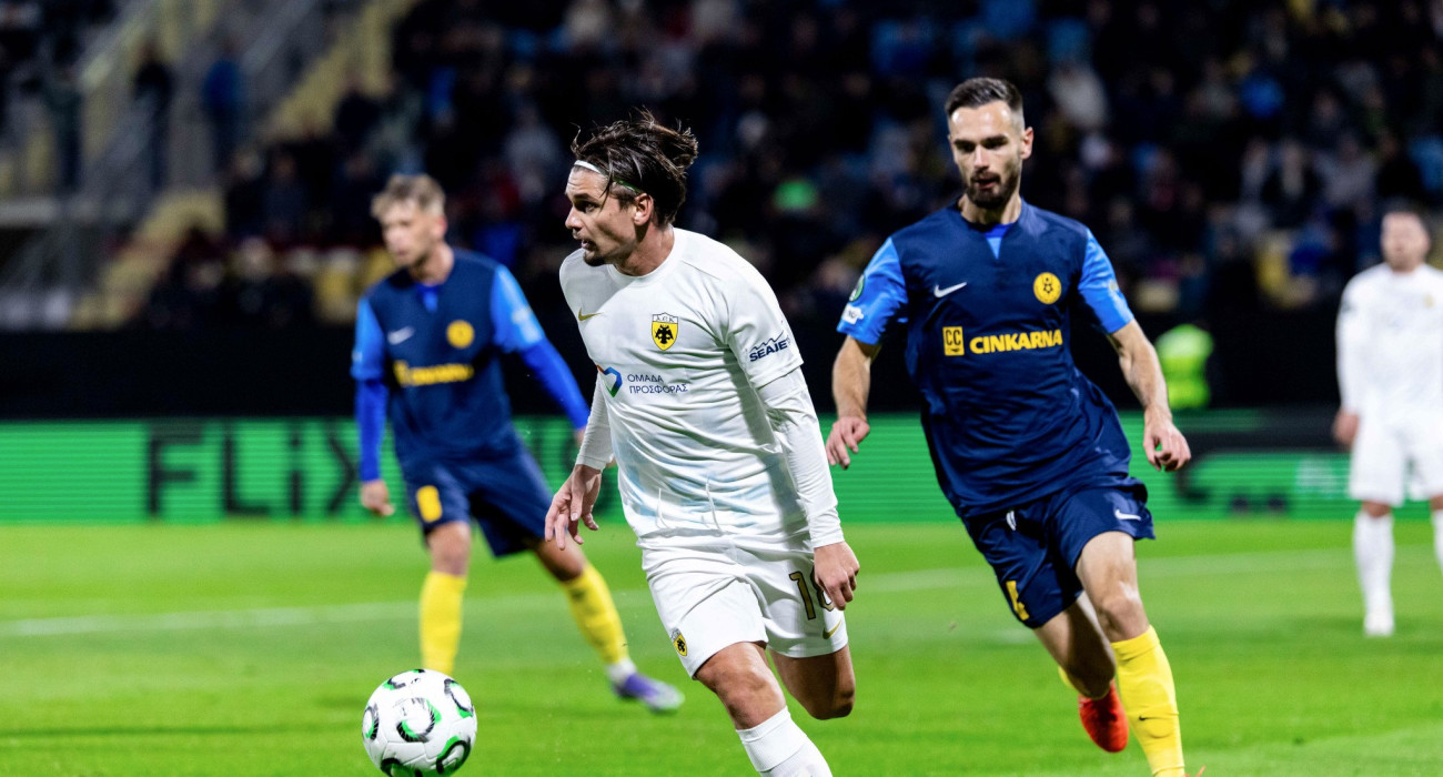 Στιγμιότυπο από την αναμέτρηση της Τσέλιε με την ΑΕΚ