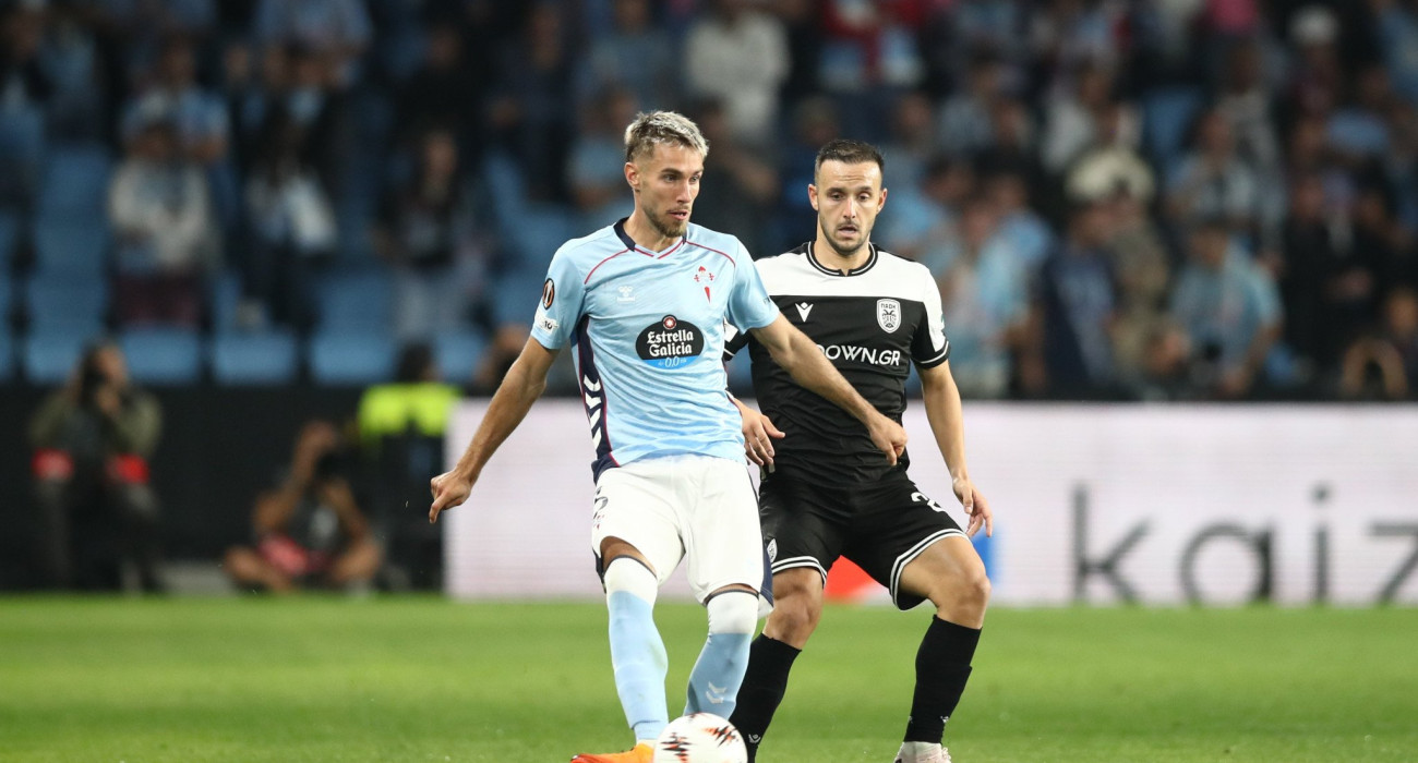 Στιγμιότυπο από το παιχνίδια τη Θέλτα με τον ΠΑΟΚ / Πηγή: Eurokinissi