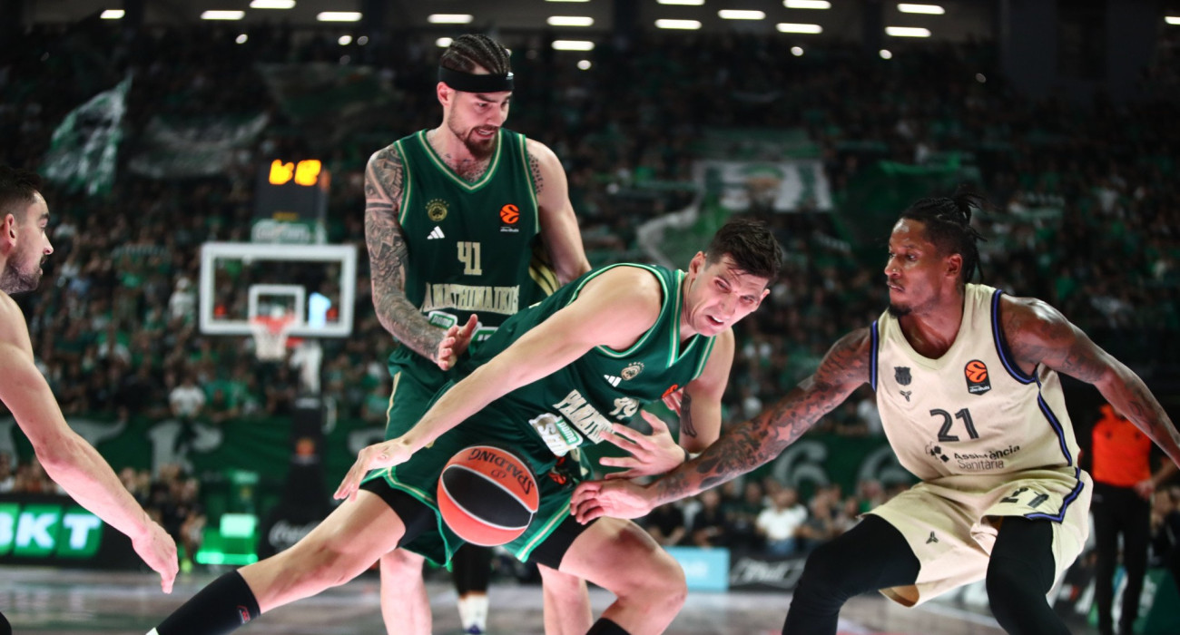 Ο Παναθηναϊκός κόντρα στην Μπαρτσελόνα / Πηγή: Eurokinissi