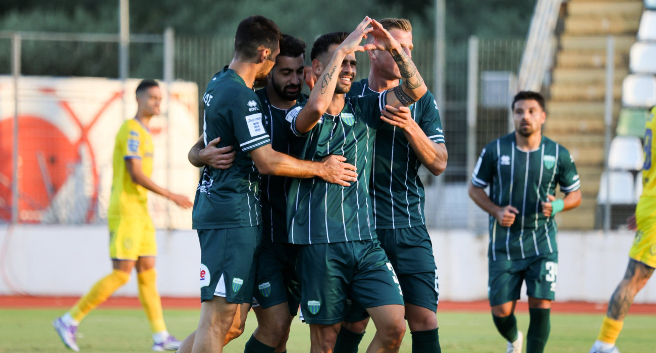 Οι ασταμάτητοι παίκτες του Λεβαδειακού / Πηγή: Eurokinissi