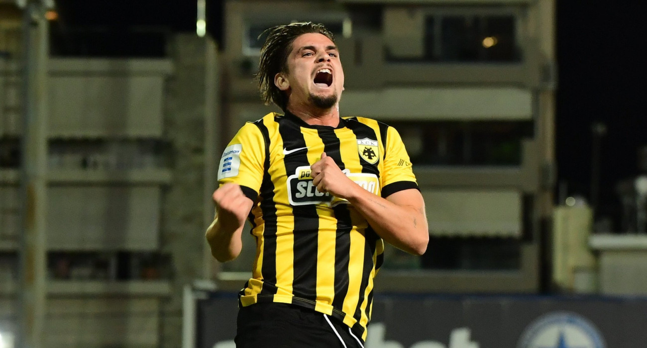 Ο Ραζβάν Μάριν πανηγυρίζει / Πηγή: Eurokinissi