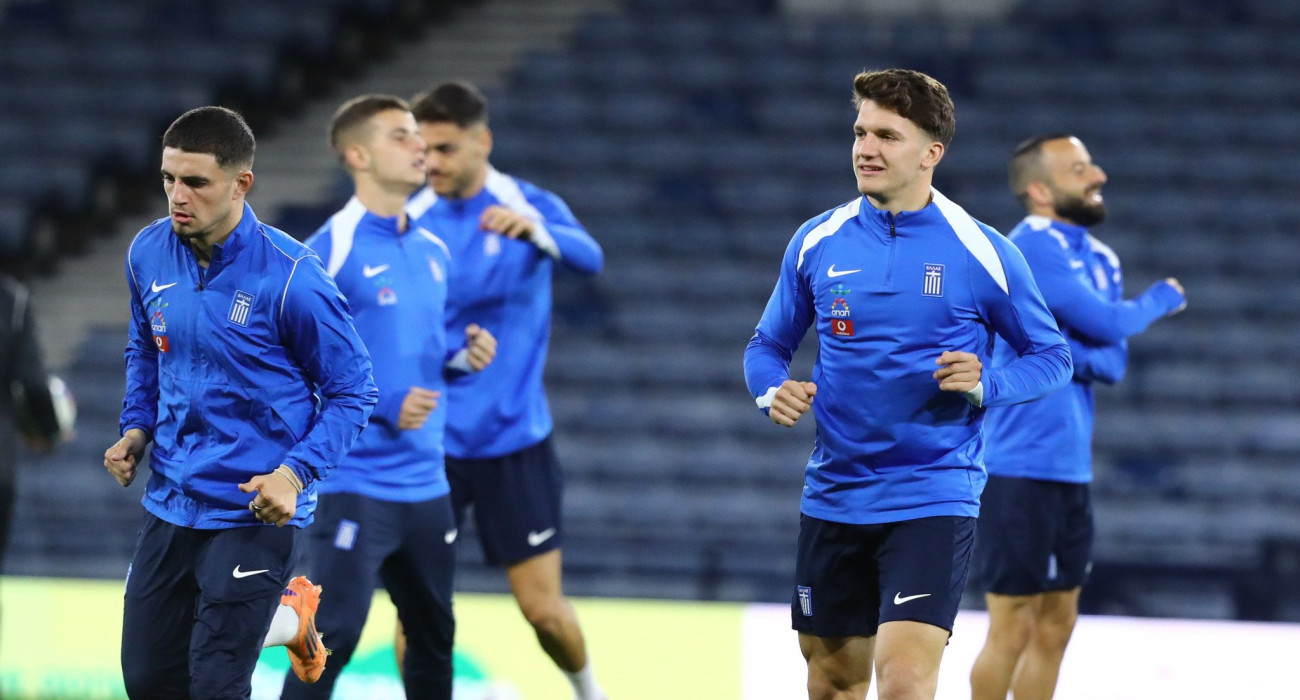 Προπόνηση της Εθνικής Ελλάδας / Πηγή: Eurokinissi