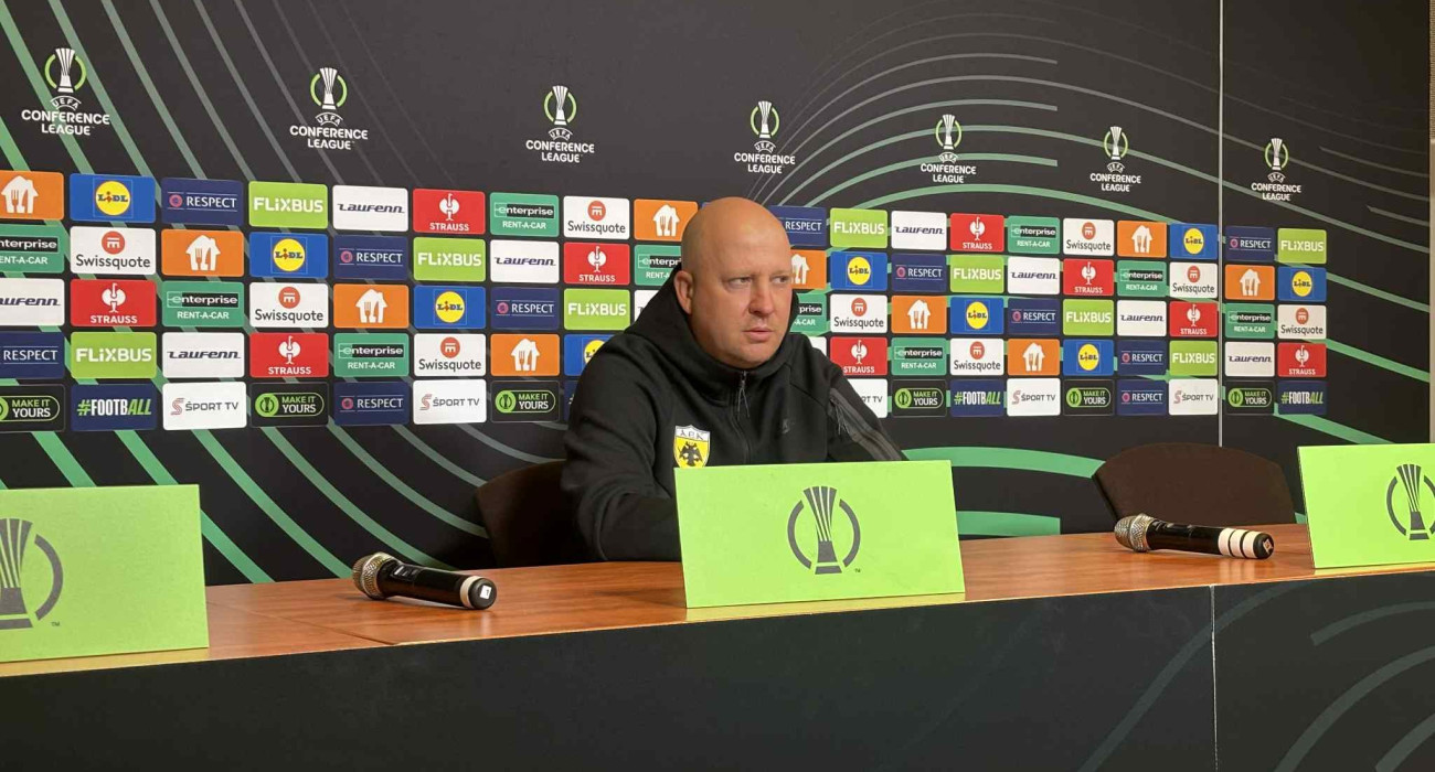 Ο Μάρκο Νίκολιτς στη συνέντευξη Τύπου / Athletik