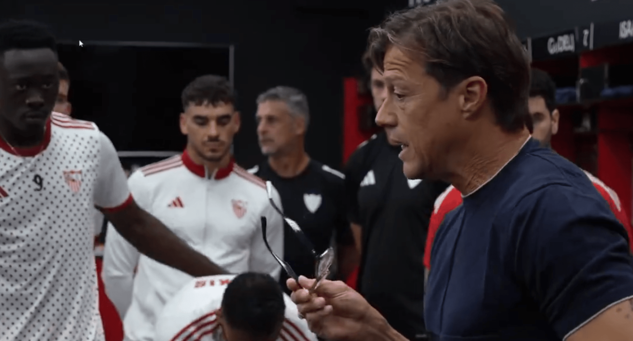 Η ομιλία του Ματίας Αλμέιδα στα αποδυτήρια της Σεβίλλης / Sreenshot