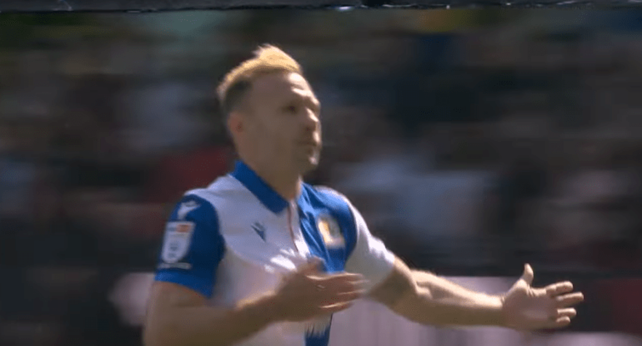 Στιγμιότυπο από γκολ της Μπλάκμπερν / Screenshot