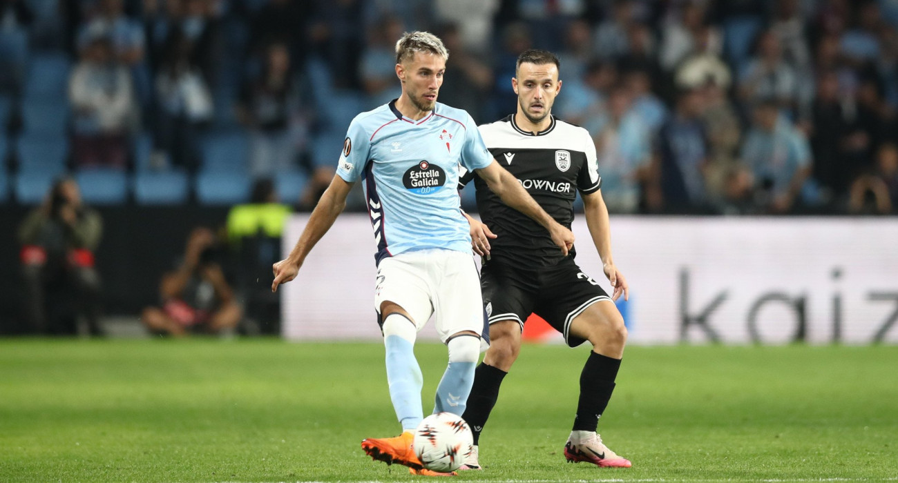 Στιγμιότυπο από το ματς Θέλτα - ΠΑΟΚ / Πηγή: Eurokinissi