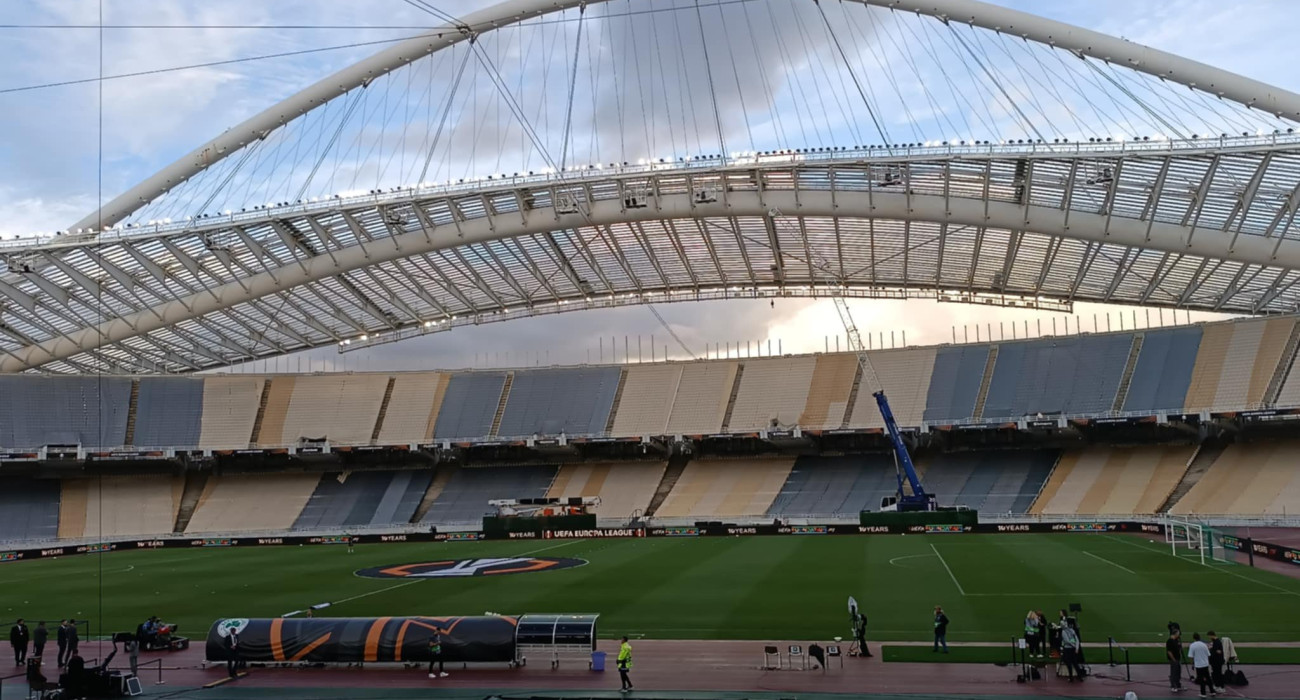 Η εικόνα του ΟΑΚΑ που θυμίζει... εργοτάξιο / Πηγή: Eurokinissi