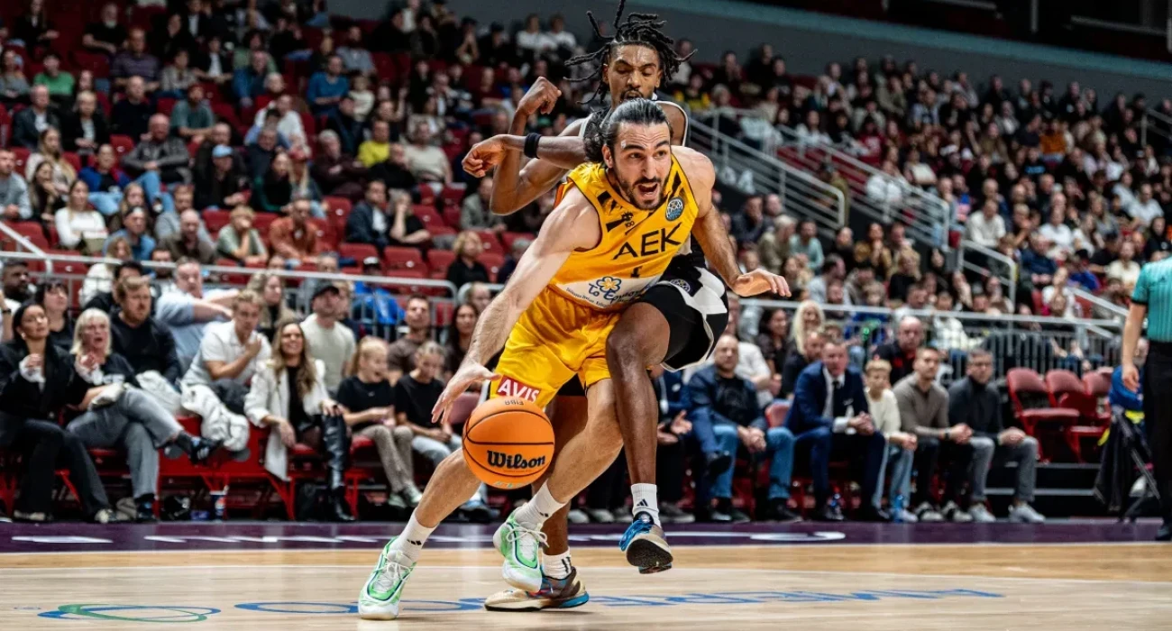 Ο Δημήτρης Κατσίβελης στην πρώτη του συμμετοχή με την ΑΕΚ στην Ευρώπη / Πηγή: FIBA Basketball
