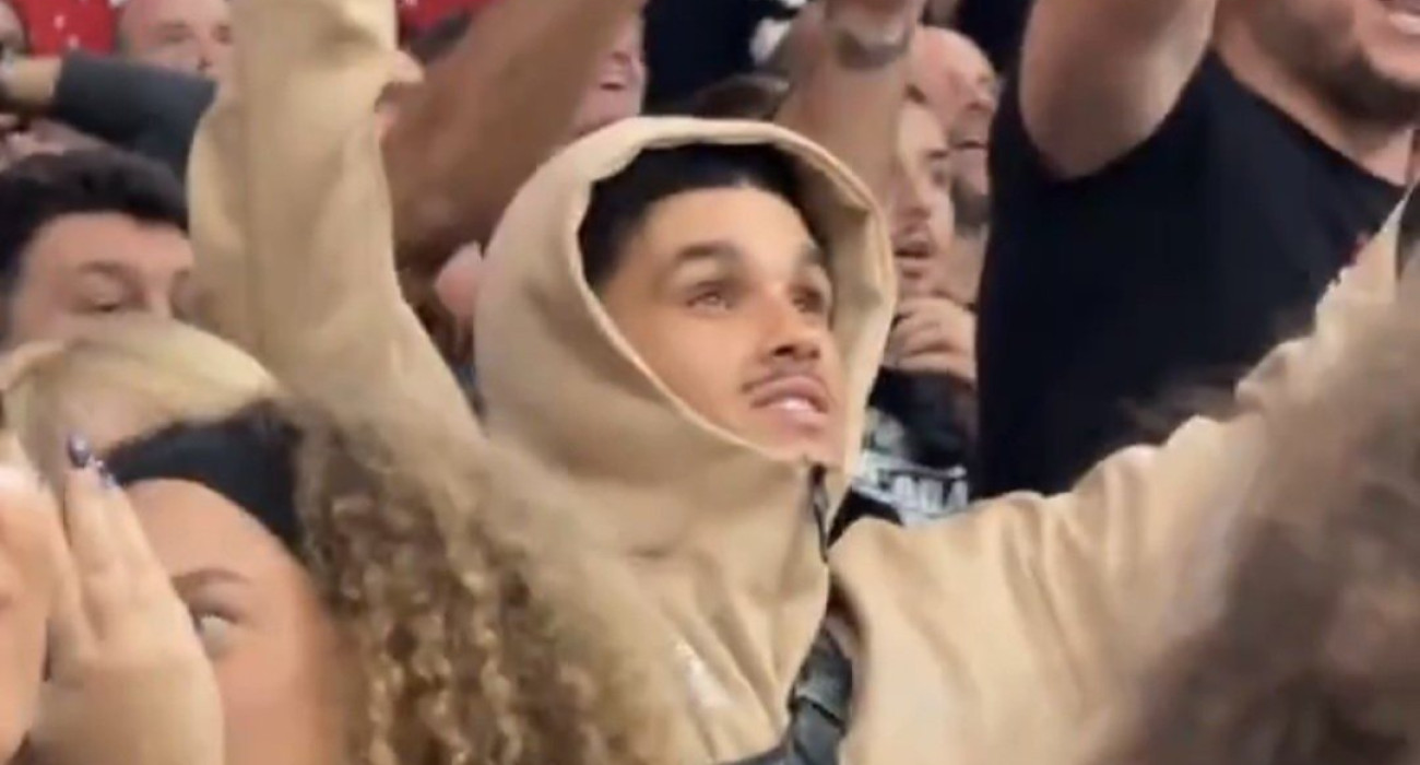 Σταρ της Παρί βρέθηκε στο Βελιγράδι και στήριξε την Παρτίζαν κόντρα στην Αρμάνι Μιλάνο (video)