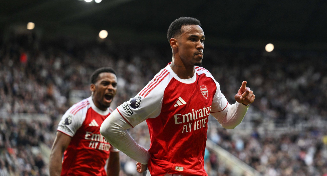 Ο Γκάμπριελ πανηγυρίζει με  την Άρσεναλ / Πηγή: Imago