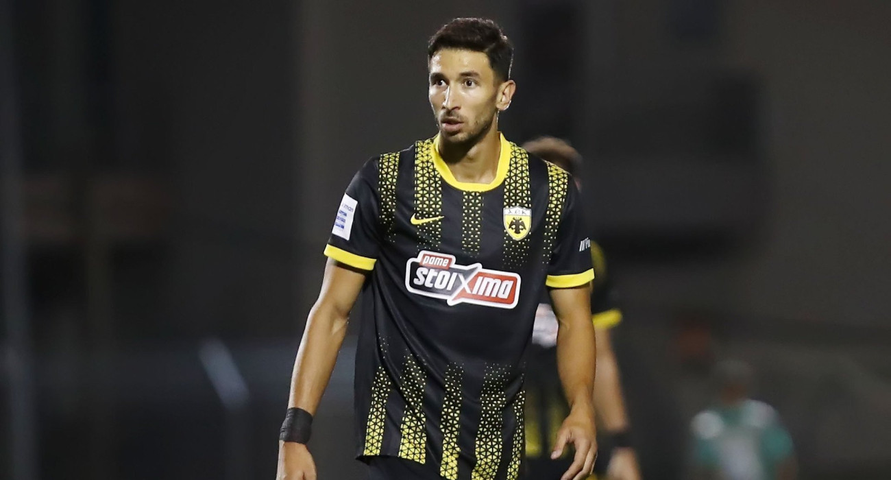 Ο Μάρκο Γκρούγιτς με τη φανέλα της ΑΕΚ / Πηγή: Intime