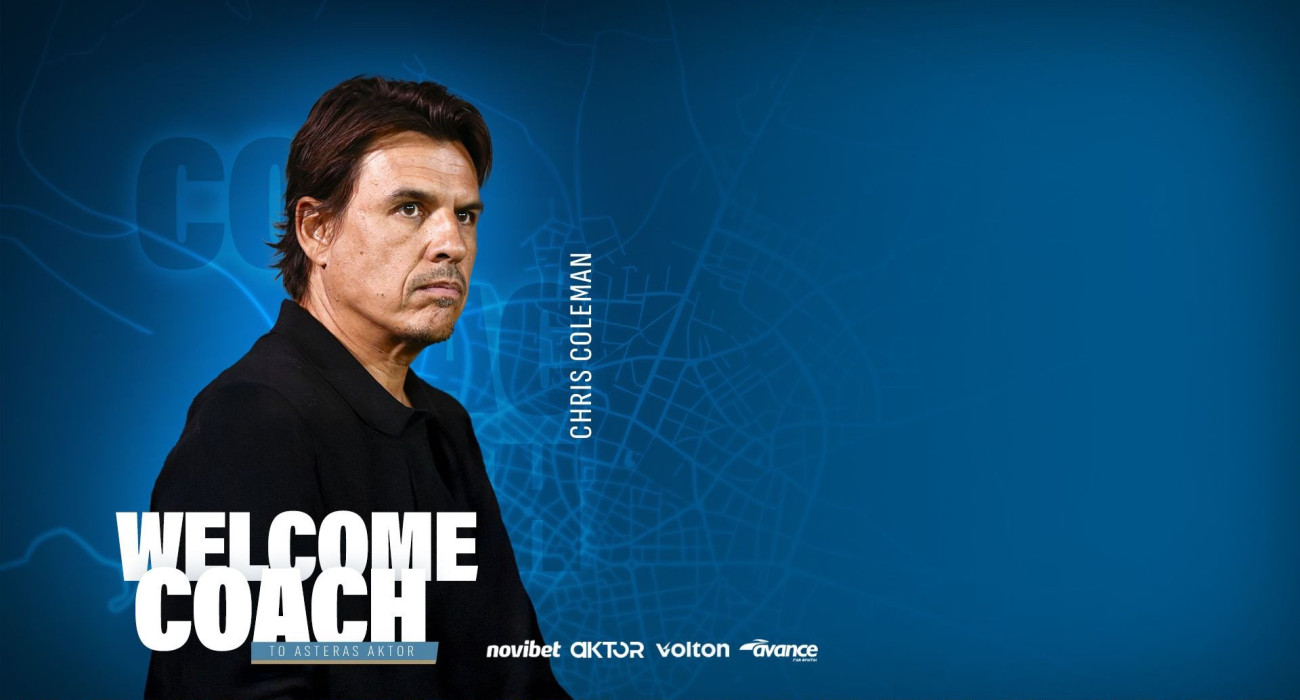 Ο Κρις Κόλμαν στον Αστέρα AKTOR / Πηγή: Asterastripolis.gr