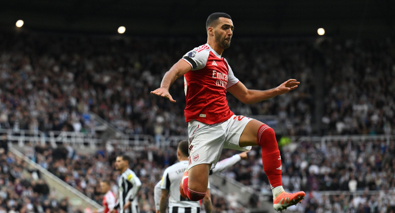 Ο Μερίνο πανηγυρίζει το γκολ της Άρσεναλ / Πηγή: Imago