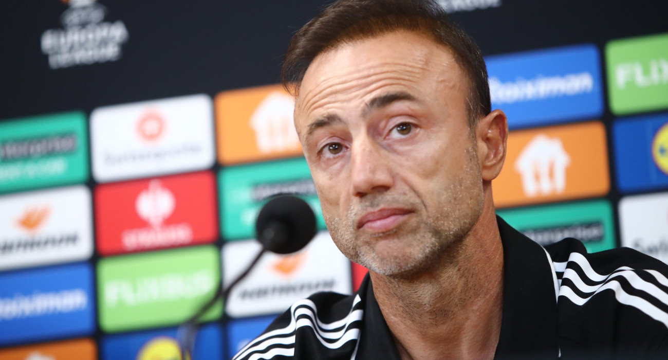 Ο Χρήστος Κόντης στη συνέντευξη Τύπου του Παναθηναϊκού / Πηγή: Eurokinissi