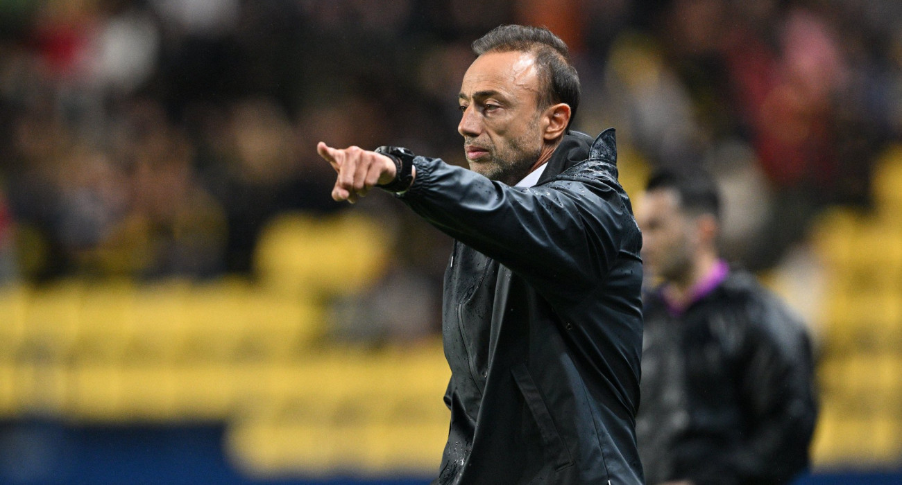 Ο Χρήστος Κόντης σε στιγμιότυπο απ' τον αγώνα του Παναθηναϊκού με τον Παναιτωλικό - ΠΗΓΗ: Eurokinissi