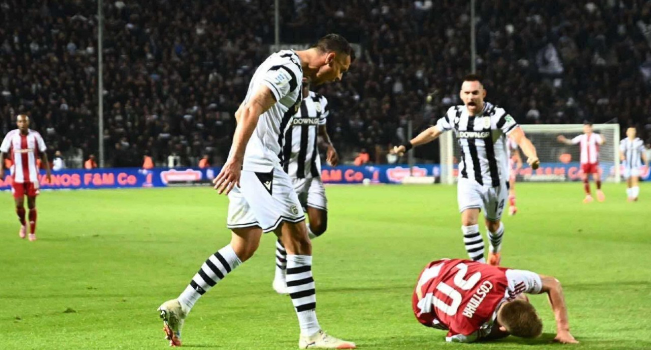 Ο Ντέγιαν Λόβρεν του ΠΑΟΚ στον Κοστίνια / πηγή: Intime