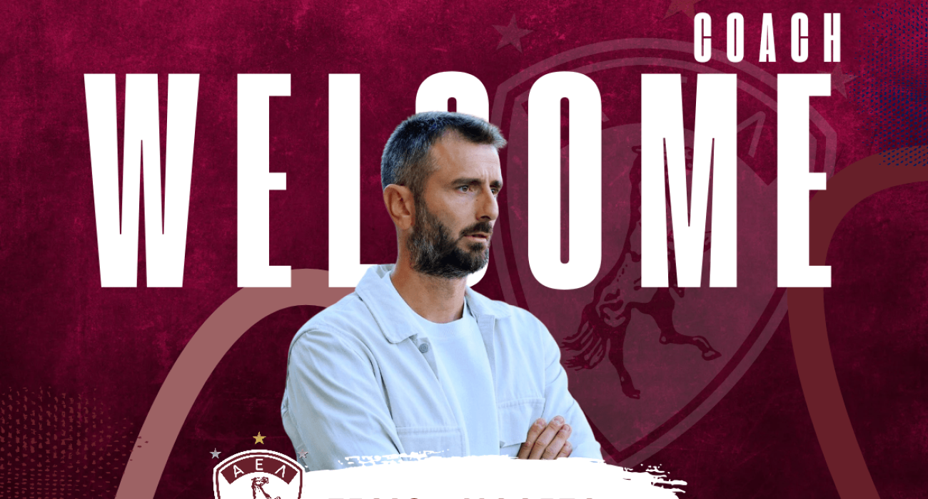 Ο Στέλιος Μαλεζάς ο νέος προπονητής της ΑΕΛ Novibet / Πηγή: aelfc