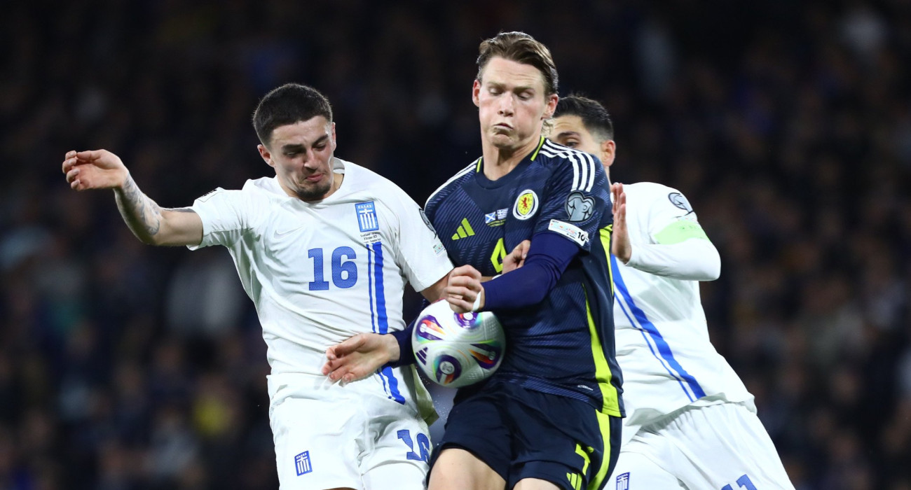 Ο Σκοτ ΜακΤόμινεϊ με τον Χρήστο Ζαφείρη / Πηγή: Eurokinissi