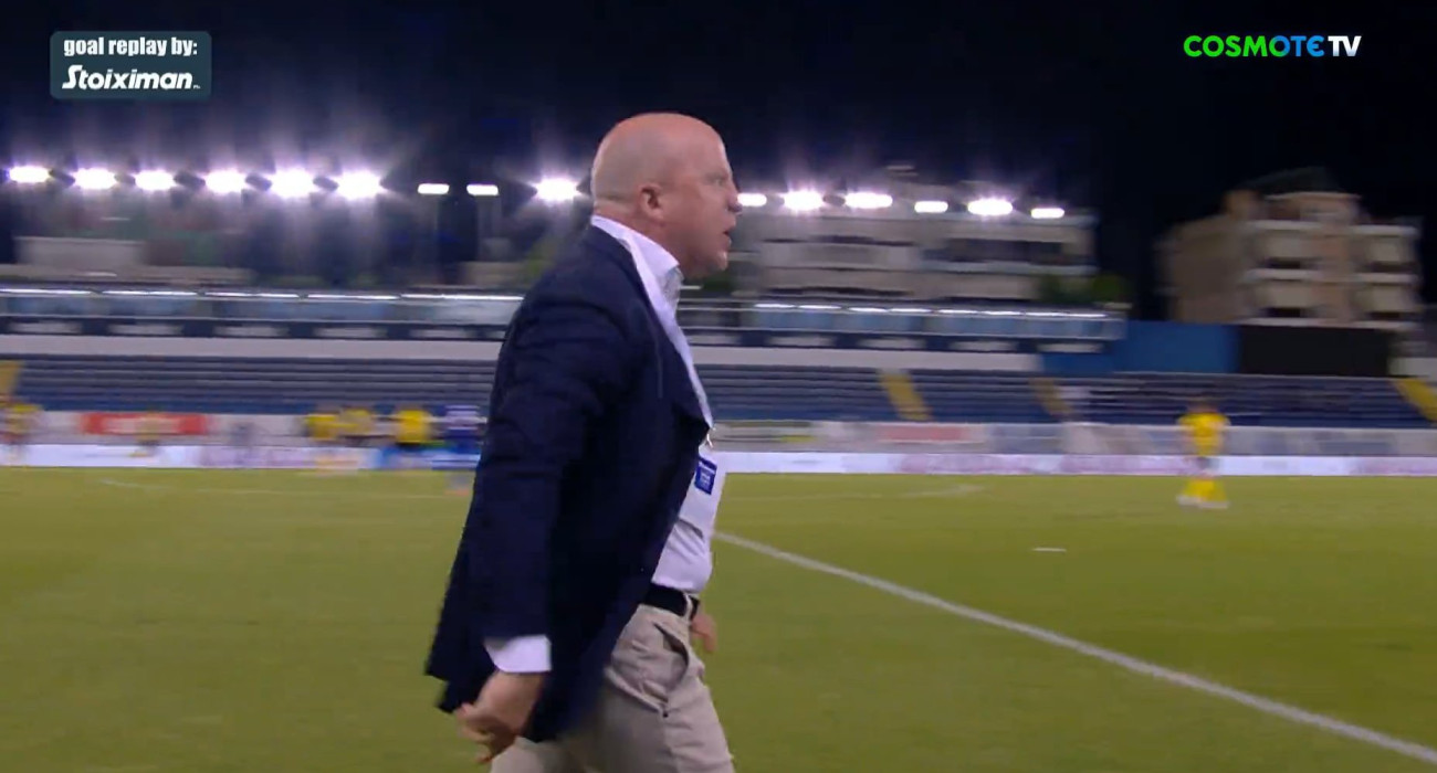 Σε έξαλλη κατάσταση ο Μάρκο Νίκολιτς στην ισοφάριση της ΑΕΚ