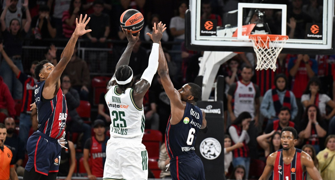 Το νικητήριο σουτ του Κέντρικ Ναν κόντρα στην Μπασκόνια  Πηγή: Β. Στόλης