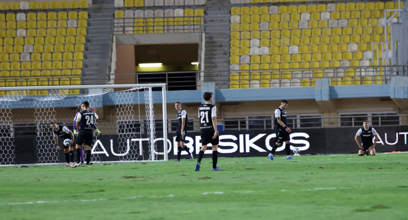 Απογοητευμένοι οι παίκτες του ΟΦΗ / Πηγή: Eurokinissi