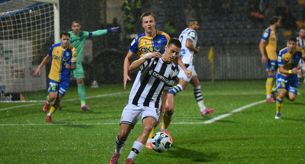 Στιγμιότυπο από την αναμέτρηση Αστέρας AKTOR - ΠΑΟΚ / Πηγή: Eurokinissi