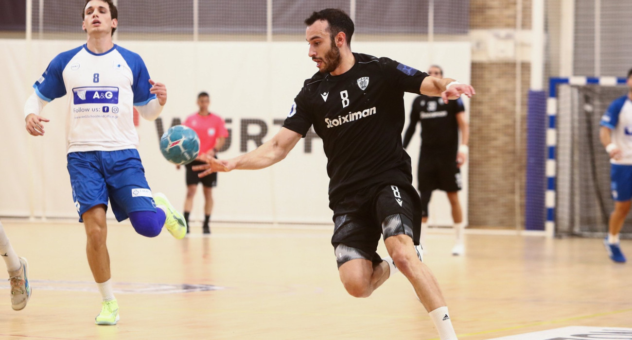 Ο Γιώργος Παπαβασίλης στο ματς του ΠΑΟΚ με τον ΑΣΕ Δούκα / Πηγή: Eurokinissi