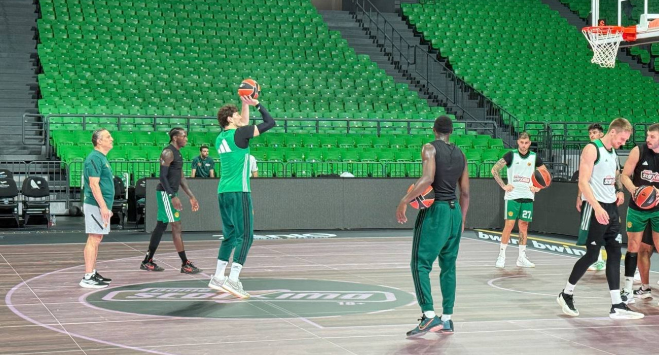 Με Οσμάν η προπόνηση του Παναθηναϊκού πριν από το ματς με την Μπαρτσελόνα (video)