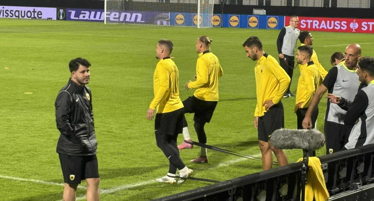 Τα Bαλκανικά δίδυμα στην προπόνηση της ΑΕΚ