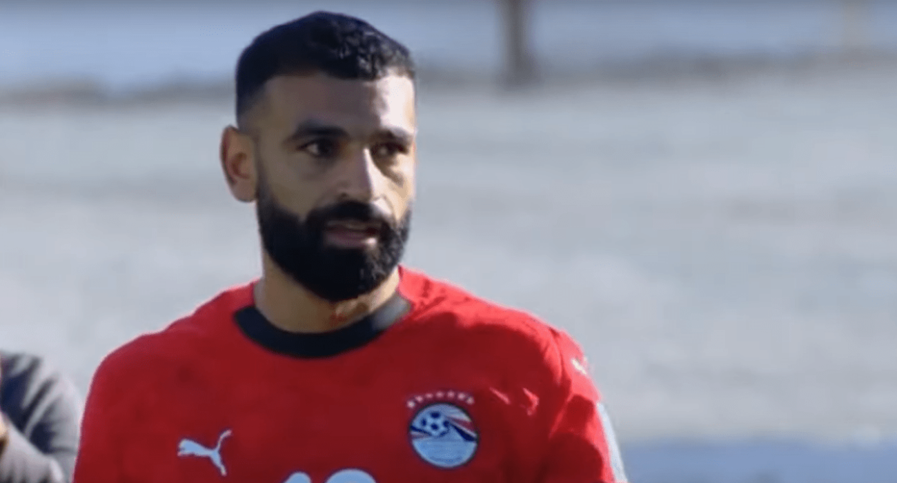 Ο Μοχάμεντ Σαλάχ με την Εθνική Αιγύπτου /  Screenshot