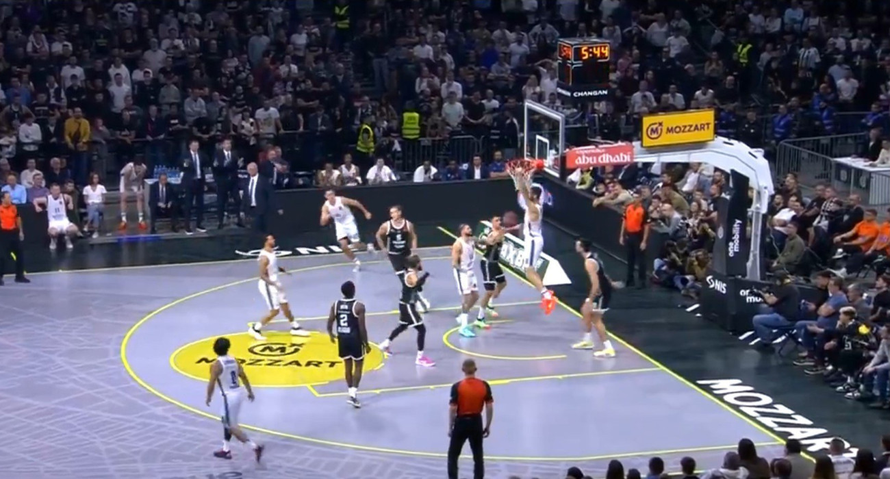 Το κάρφωμα του Παπαγιάννη κόντρα στην Παρτίζαν (video)