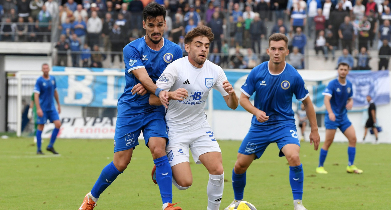 Στιγμιότυπο από την αναμέτρηση Νίκη Βόλου - ΠΑΣ Γιάννινα / Πηγή: Eurokinissi