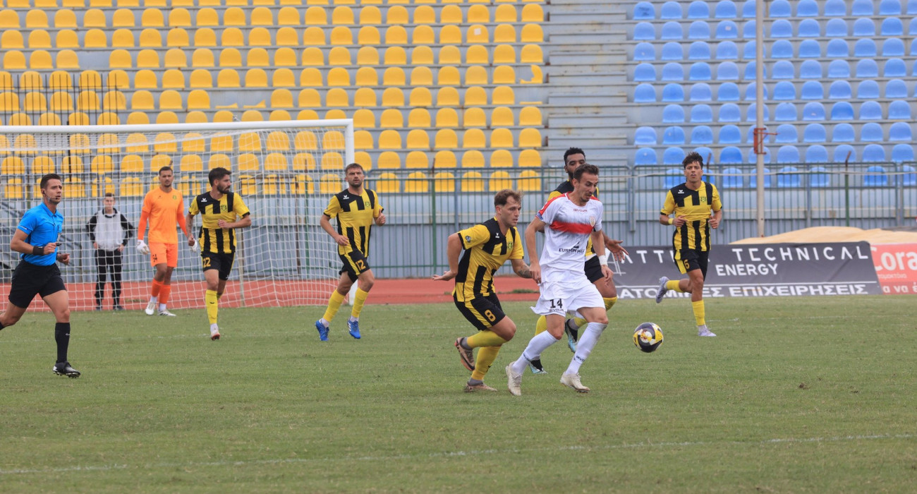 Στιγμιότυπο από την αναμέτρηση Αναγέννηση Καρδίτσας - Καμπανιακός / Πηγή: Intime