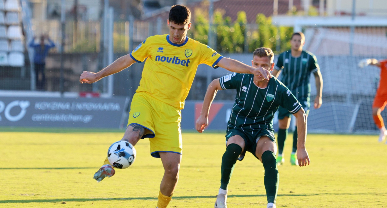 Στιγμιότυπο από την αναμέτρηση Λεβαδειακός - Παναιτωλικός / Πηγή: Eurokinissi