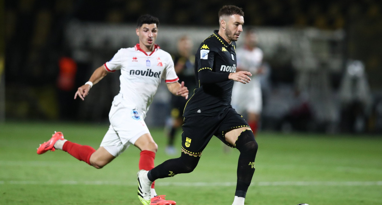 Στιγμιότυπο από το ματς Άρης - Πανσερραϊκός / Πηγή: Eurokinissi