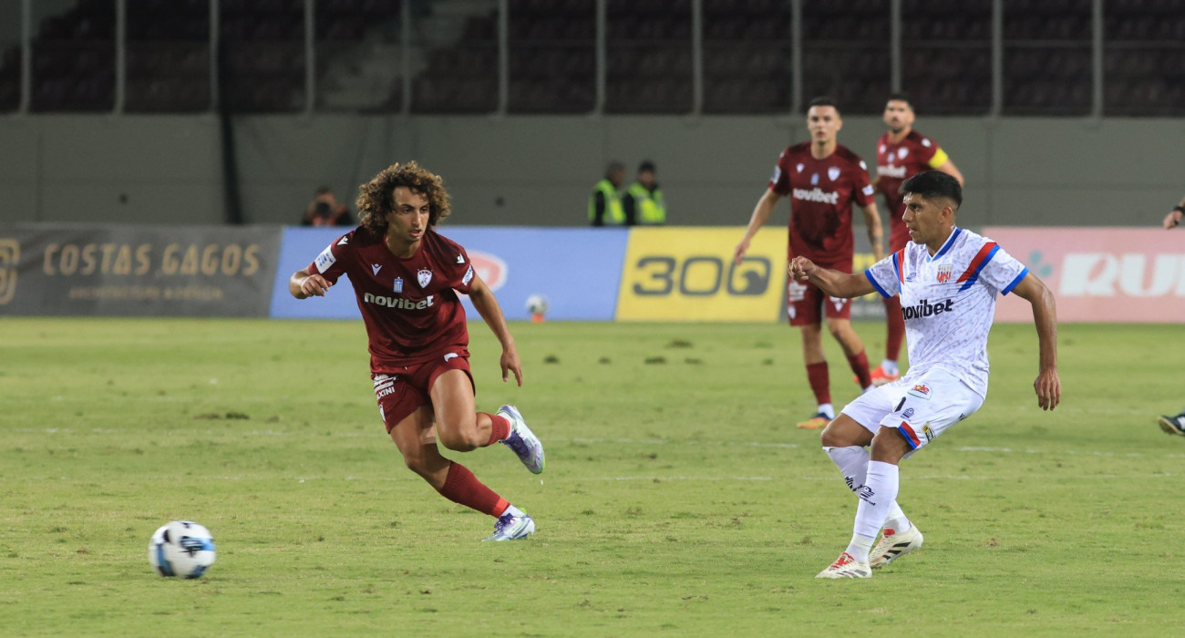 Στιγμιόπυπο από την αναμέτρηση ΑΕΛ Novibet - ΝΠΣ Βόλος / Πηγή: Intime