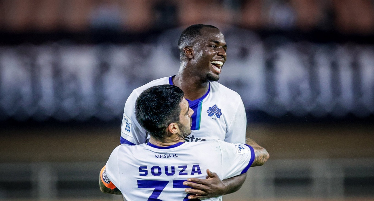 Ο Ανδρέα Τεττέη πανηγυρίζει με την Κηφισιά / Πηγή: Eurokinissi