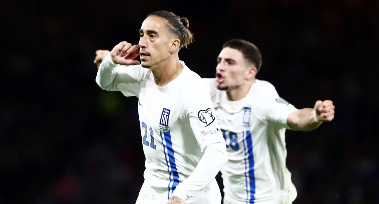 Ο Κώστας Τσιμίκας σκόραρε μετά από 45 πάσες της Εθνικής! / Πηγή: Intime