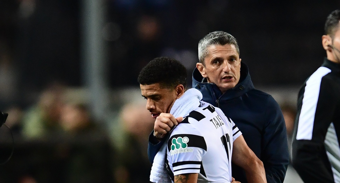 Ο Τάισον με τον Ραζβάν Λουτσέσκου / Πηγή: Eurokinissi