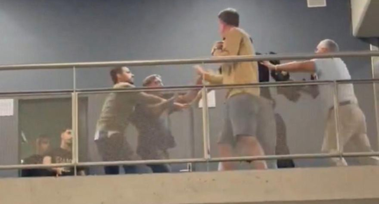 Η φασαρία που συνέβη στο Εσπανιόλ - Μπέτις / Πηγή: Printscreen