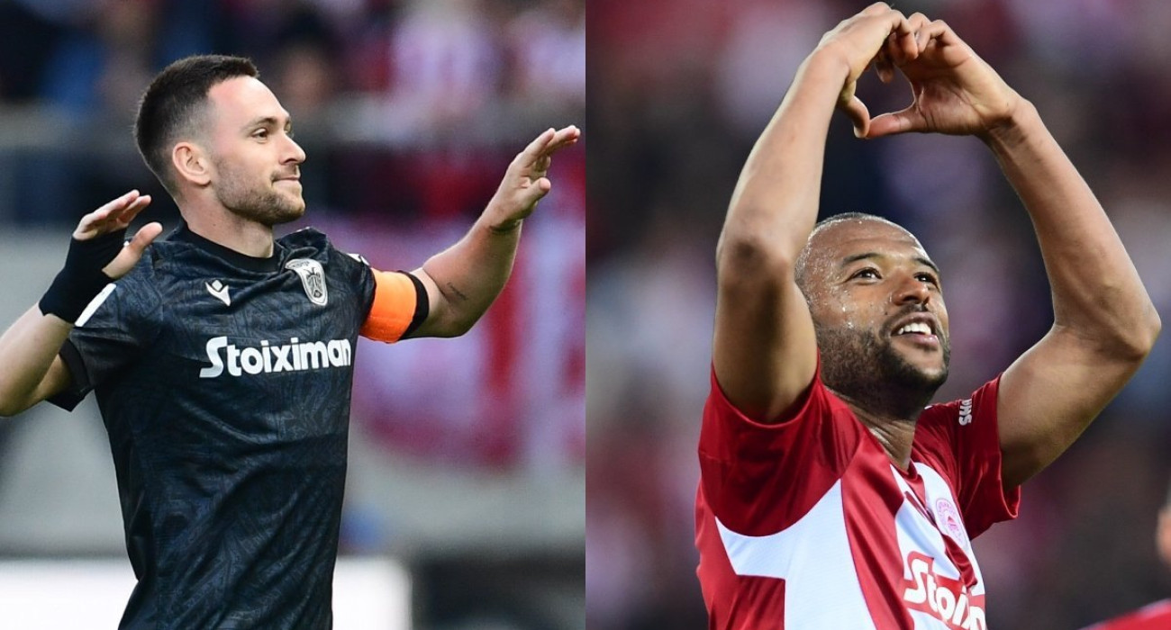 Ο Αντρίγια Ζίβκοβιτς και ο Αγιούμπ Ελ Κααμπί / Πηγή: Eurokinissi